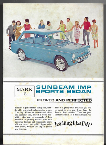 Sunbeam imp sports sedan - sports, mk2