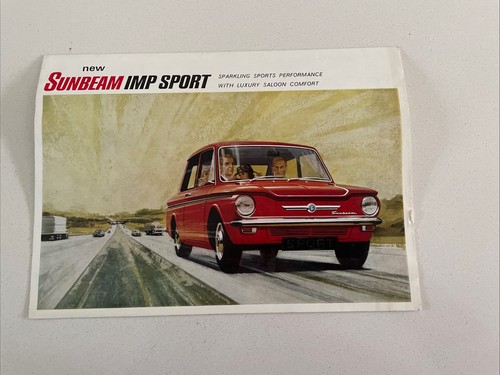 Sunbeam imp sport car - sport, sales