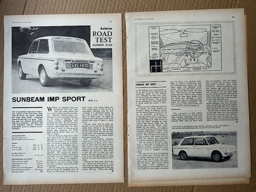 Sunbeam imp sport - sport, (1966)