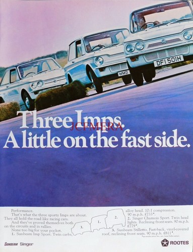 Sunbeam imp sport - 'imp, stiletto'