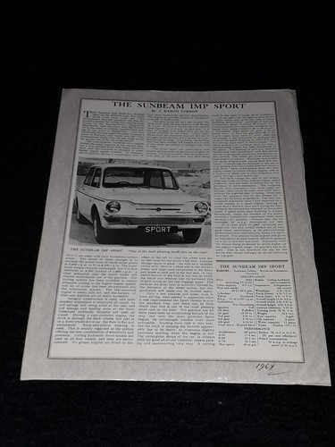 1967 sunbeam imp - 1967,