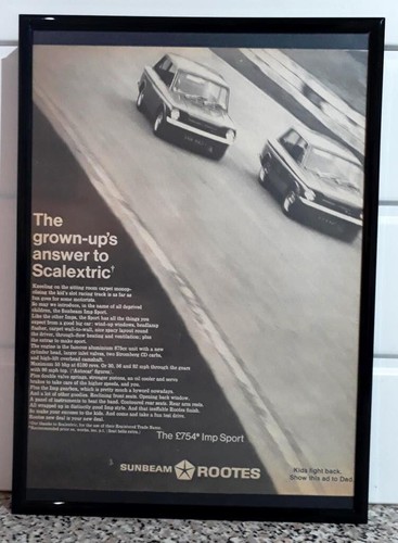Framed original classic car - classic,
