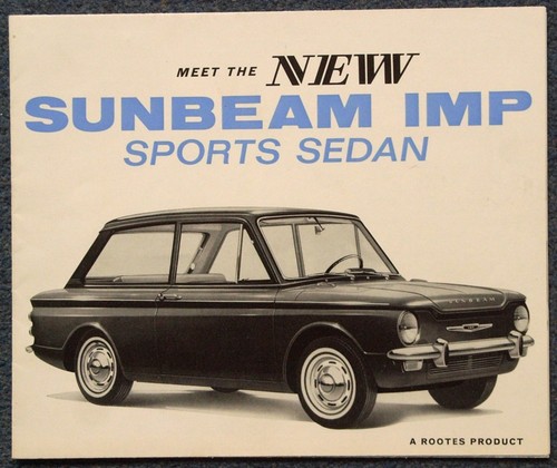 Sunbeam imp sports sedan car - imp,