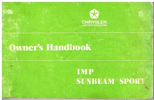 Sunbeam imp sport original - imp,