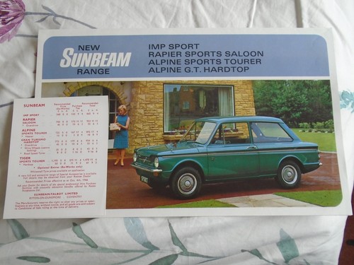 Sunbeam imp sport - sport,, rapier
