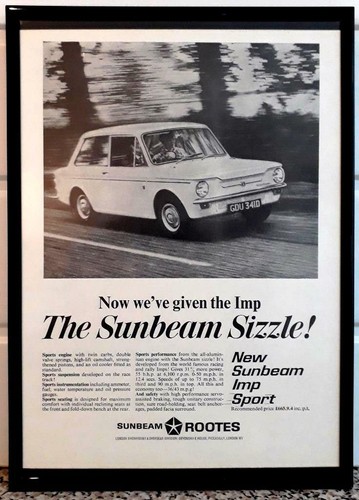 Framed original classic - classic, ad