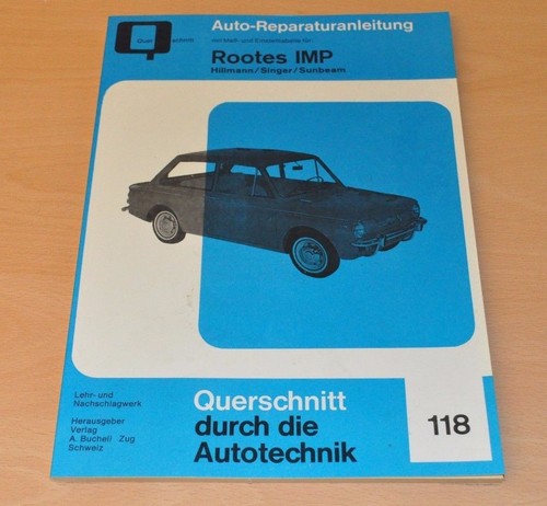 Rootes imp hillman singer - rootes,