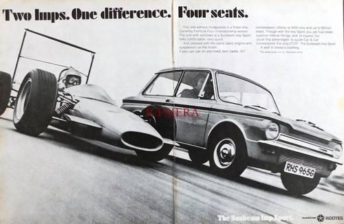 Sunbeam imp sport motor - 'imp, car