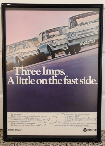 Framed original classic - classic, ad